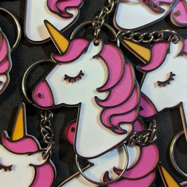 Llavero unicornio
