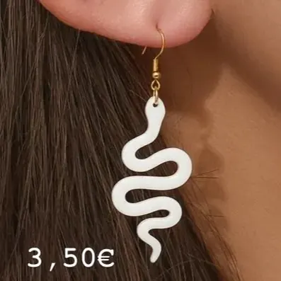 Pendiente serpiente