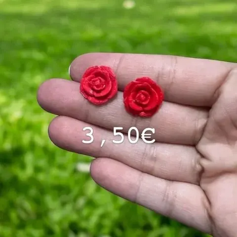 Pendientes flor